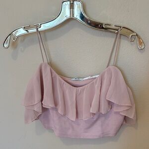 Kimchi Blue Blush Ruffle Camisole